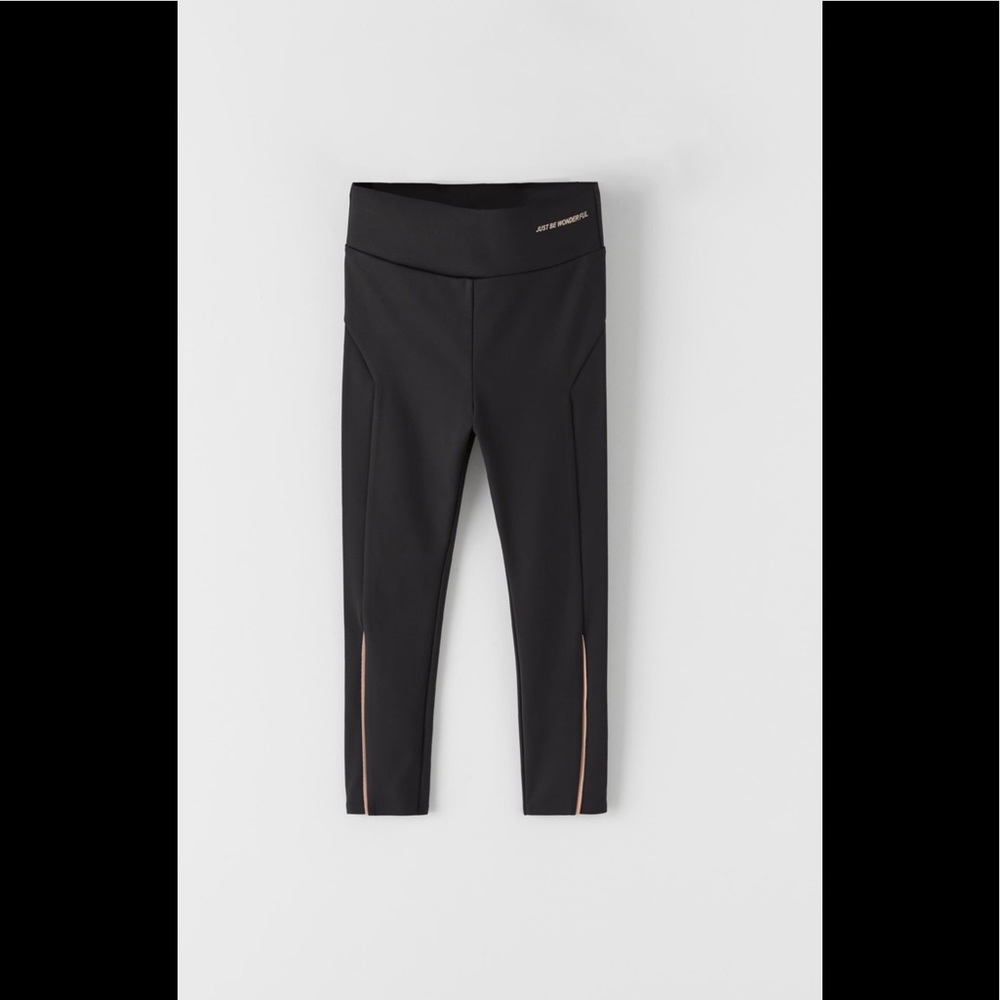 NWT ZARA GIRLS HEAT-SEALED WORKOUT
